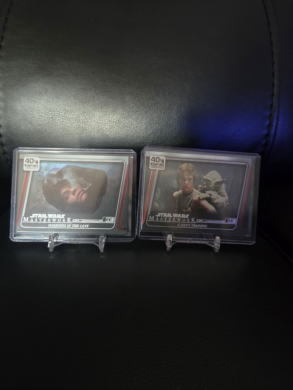 Topps Star Wars Masterwork Trading Cards - Luke Skywalker ,Yoda Numbered to 299